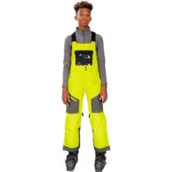 Obermeyer Connor Bib Pant - Boy's (Teen) -Buckmans Store fw23 obermeyer teenboysconnorbibpant electrify 1