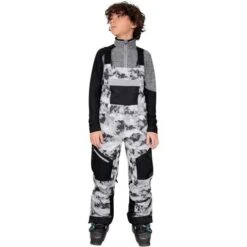 Obermeyer Connor Bib Pant - Boy's (Teen) -Buckmans Store fw23 obermeyer teenboysconnorbibpant flyover 1