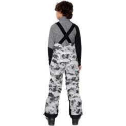 Obermeyer Connor Bib Pant - Boy's (Teen) -Buckmans Store fw23 obermeyer teenboysconnorbibpant flyover 2