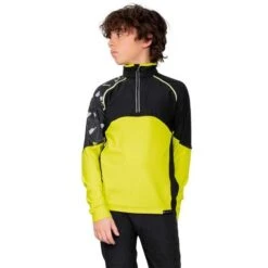 Obermeyer Transport 1/4 Zip - Boy's (Teen) -Buckmans Store fw23 obermeyer teenboystransportquarterzip electrify 1