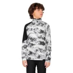Obermeyer Transport 1/4 Zip - Boy's (Teen) -Buckmans Store fw23 obermeyer teenboystransportquarterzip flyover 1