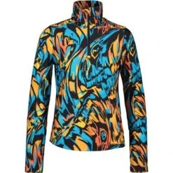 Obermeyer Clara 1/4 Zip Top - Girl's (Teen) -Buckmans Store fw23 obermeyer teengirlsclaraquarterziptop swirlwind 3