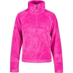 Obermeyer Furry Fleece Top - Girl's (Teen) -Buckmans Store fw23 obermeyer teengirlsfurryfleecetop lovepotion 4
