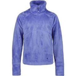 Obermeyer Furry Fleece Top - Girl's (Teen) -Buckmans Store fw23 obermeyer teengirlsfurryfleecetop vinca 5