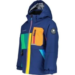 Obermeyer Nebula Jacket - Boy's -Buckmans Store fw23 obermeyer toddlerboysnebulajacket navy 3