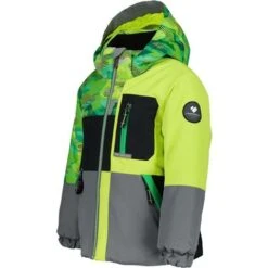 Obermeyer Nebula Jacket - Boy's -Buckmans Store fw23 obermeyer toddlerboysnebulajacket simplygreens 3
