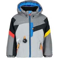 Obermeyer Super G Jacket - Boy's -Buckmans Store fw23 obermeyer toddlerboyssupergjacket shale 1