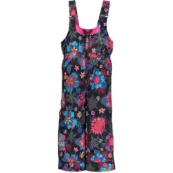 Obermeyer Snoverall Print Pant - Girl's -Buckmans Store fw23 obermeyer toddlergirlssnoverallprintpant winterbouquet 1