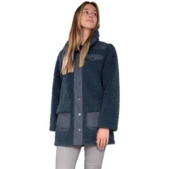 Obermeyer Andie Sherpa Jacket - Women's -Buckmans Store fw23 obermeyer womensandiesherpajacket rawindigo