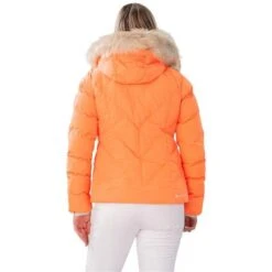 Obermeyer Bombshell Jacket - Women's -Buckmans Store fw23 obermeyer womensbombshelljacket cantaloupe 2