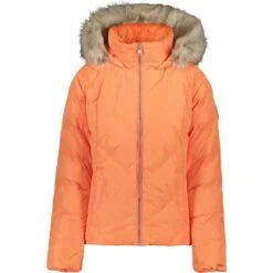Obermeyer Bombshell Jacket - Women's -Buckmans Store fw23 obermeyer womensbombshelljacket cantaloupe 6