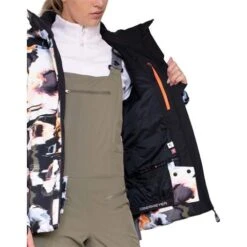 Obermeyer Cecilia Jacket - Women's -Buckmans Store fw23 obermeyer womensceciliajacket glitchy 5