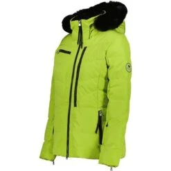 Obermeyer Circe Down Jacket - Women's -Buckmans Store fw23 obermeyer womenscircedownjacket honeydew 3