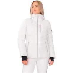 Obermeyer Women's Cosima Down Jacket | Buckmans -Buckmans Store fw23 obermeyer womenscosimadownjacket white 1
