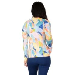 Obermeyer Discover 1/4 Zip - Women's -Buckmans Store fw23 obermeyer womensdiscoverquarterzip paintbrush 2