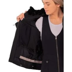 Obermeyer Electra Jacket - Women's -Buckmans Store fw23 obermeyer womenselectrajacket black 6