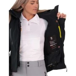 Obermeyer Evelyn Jacket W/Faux Fur - Women's -Buckmans Store fw23 obermeyer womensevelynjacketwithfauxfur black 5