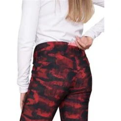Obermeyer Printed Bond Pant - Women's 35 Obermeyer Printed Bond Pant - Women's -Buckmans Store fw23 obermeyer womensprintedbondpant redsky 3