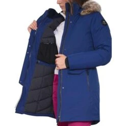 Obermeyer Sojourner Down Jacket - Women's -Buckmans Store fw23 obermeyer womenssojournerdownjacket navy 4