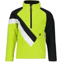 Obermeyer Morgan Fleece Top - Youth -Buckmans Store fw23 obermeyer youthmorganfleecetop fluorescent 1