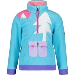 Obermeyer Tucker Fleece Top - Youth -Buckmans Store fw23 obermeyer youthtuckerfleecetop cosky 1