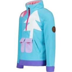 Obermeyer Tucker Fleece Top - Youth -Buckmans Store fw23 obermeyer youthtuckerfleecetop cosky 3