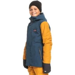 Quiksilver Ridge Jacket - Boy's -Buckmans Store fw23 quiksilver boysridgejacket insigniablue 2