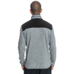 Quiksilver Aker HZ Fleece - Men's -Buckmans Store fw23 quiksilver mensakerhzfleece heathergrey 2