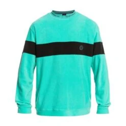 Quiksilver Flame On Fleece - Men's -Buckmans Store fw23 quiksilver mensflameonfleece poolgreen 3