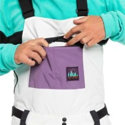 Quiksilver Fly High Bib - Men's -Buckmans Store fw23 quiksilver mensflyhighbib snowwhite 4