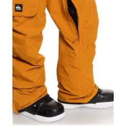 Quiksilver Utility Bib - Men's -Buckmans Store fw23 quiksilver mensutilitybib buckthornbrown 5