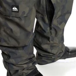 Quiksilver Utility Bib - Men's -Buckmans Store fw23 quiksilver mensutilitybib trueblackfadeoutcamo 5