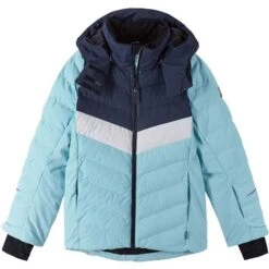 Reima Luppo Jacket - Youth -Buckmans Store fw23 reima kidsluppojacket lightturquoise 1