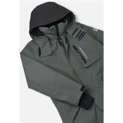 Reima Utsjoki Reimatec Ski Suit - Youth -Buckmans Store fw23 reima kidsutsjokireimatecskisuit thymegreen 5
