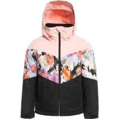 Roxy Whist Girl Jacket - Girl's -Buckmans Store fw23 roxy girlswhistjacket trueblacktenderness 1