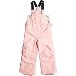 Roxy Lola Bib Pant - Girl's -Buckmans Store fw23 roxy toddlergirlslolabibpant mellowrose 1
