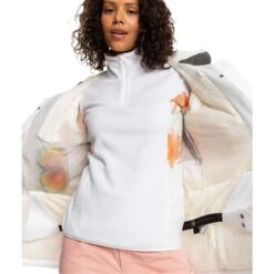 Roxy Andie Jacket - Women's -Buckmans Store fw23 roxy womensandiejacket brightwhitetenderness 8
