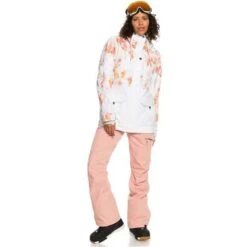 Roxy Andie Jacket - Women's -Buckmans Store fw23 roxy womensandiejacket brightwhitetenderness 9