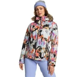 Roxy Jet Ski Jacket - Women's -Buckmans Store fw23 roxy womensjetskijacket trueblacktenderness 1