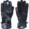 Roxy Jetty Gloves - Women's 1 Roxy Jetty Gloves - Women's -Buckmans Store fw23 roxy womensjettygloves trueblackfutureflower 1