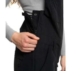 Roxy Rideout Bib Pant - Women's -Buckmans Store fw23 roxy womensrideoutbibpant trueblack 4