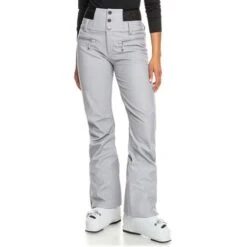 Roxy Rising High Pant - Women's - 2024 Model -Buckmans Store fw23 roxy womensrisinghighpant heathergrey 1