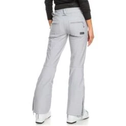 Roxy Rising High Pant - Women's - 2024 Model -Buckmans Store fw23 roxy womensrisinghighpant heathergrey 3