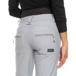 Roxy Rising High Pant - Women's - 2024 Model -Buckmans Store fw23 roxy womensrisinghighpant heathergrey 7