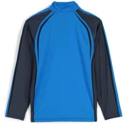 Spyder Downhill Zip T-Neck - Boy's -Buckmans Store fw23 spyder boysdownhillziptneck collegiate 2