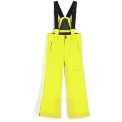 Spyder Guard Side-Zip Pant - Boy's -Buckmans Store fw23 spyder boysguardsidezippant citron
