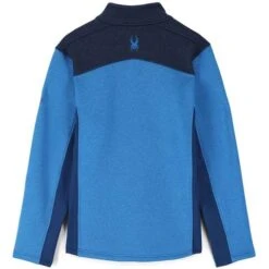 Spyder Encore Half Zip Fleece Jacket - Men's -Buckmans Store fw23 spyder mensencorehalfzipfleecejacket collegiate 2