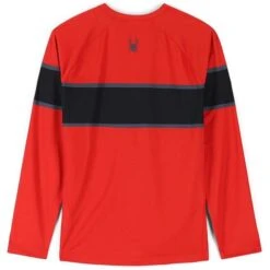 Spyder Pump Lightweight Crew Neck - Men's -Buckmans Store fw23 spyder menspumplightweightcrewneck volcano 2