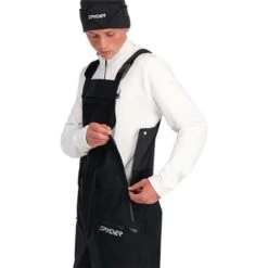 Spyder Sanction Bib - Men's -Buckmans Store fw23 spyder menssanctionbib black 3