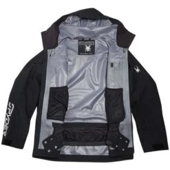 Spyder Sanction Jacket - Men's -Buckmans Store fw23 spyder menssanctionjacket black 5